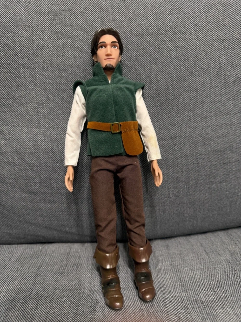 Disney Flynn Rider Doll - Green Vest, Brown Hair - Picture 2 of 3